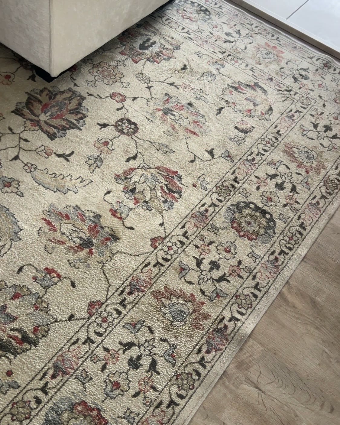 Le même tapis après nettoyage